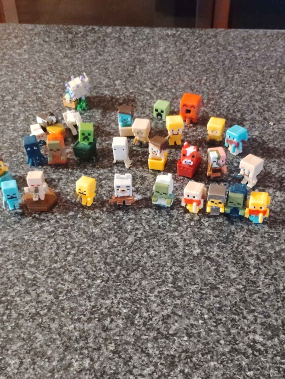 Mini Figure Blind Box Collectible Set - Assorted Colors Minecraft